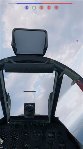 P-38J guns down BF-109-E7 #enlistedgame #gaijin #shorts