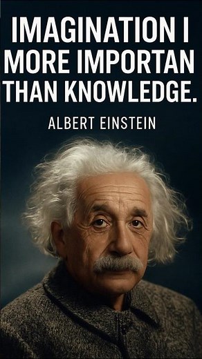 Albert Einstein｜Imagination Over Knowledge — Change Your Life #quotes