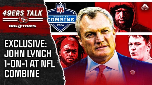 John Lynch 1-on-1: GM delivers Trent Williams, Mac Jones updates from 2026 NFL Scouting Combine