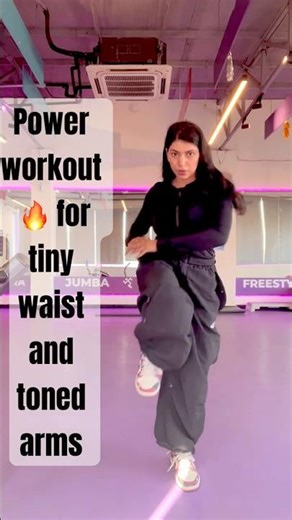 🔥 ghar par slim waist workout Power workout for tiny waist and toned arms #youtube