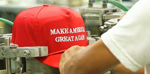 Inside the Trump 'MAGA' hat factory