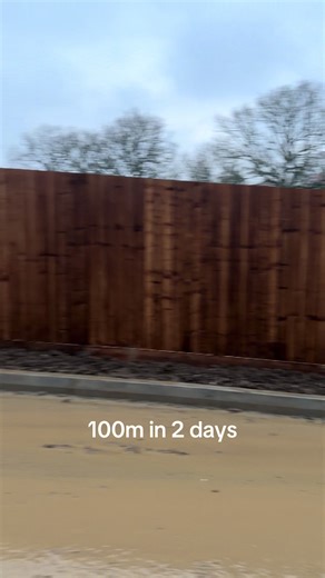 100m Fencing Project Completed in Just 2 Days