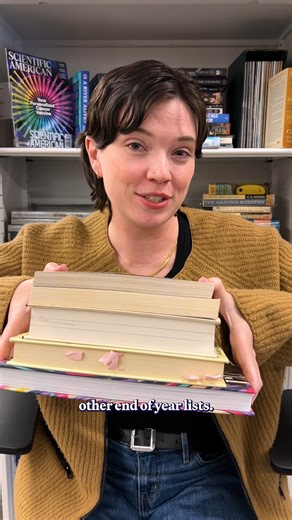 Scientific American on Instagram: "Each year, the Scientific American staff puts together a list of our favorite books. Here are five deep cuts we're not seeing on other end-of-year lists. See all 67 of our staff favorite books at the link in our bio. Host: Brianne Kane, Books Editor Editor: Kylie Murphy Featured books: I Got Abducted by Aliens and Now I'm Trapped in a Rom-Com by Kimberly Lemming Eat the Ones You Love by Sarah Maria Griffin Tigers Between Empires by Jonathan C. Slaght Searches b