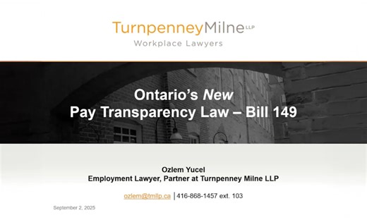 Ontario's new pay transparency law