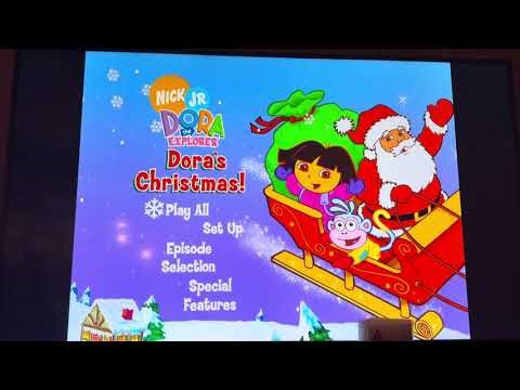 Dora the Explorer: Dora’s Christmas 2004 DVD Menu