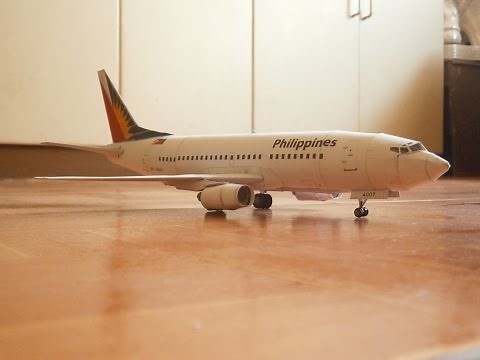 Papercraft Philippine Airlines B737-300 Model