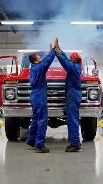 Chevrolet Old Red Truck Restoration #classiccars #mechanic #restoration