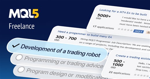 Freelance service at MQL5.com: Reversal EA with Ticks