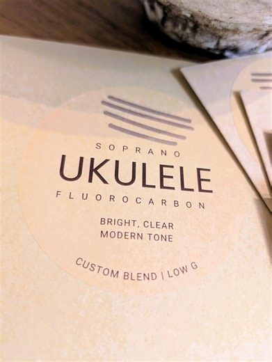 Soprano Ukulele Strings Fluorocarbon | Low G Set | Seaguar Fishing Line Strings, Replacement Ukulele Strings | Life With Hamlet - Etsy