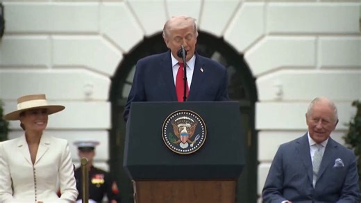.@POTUS welcomes His Majesty King Charles III and Her Majesty Queen Camilla to the White House: "@FLOTUS and I will never forget the spectacular honor your majesties showed us during our extraordinary visit to Windsor Castle last September. Now, it our tremendous privilege to host you."🇺🇸🇬🇧