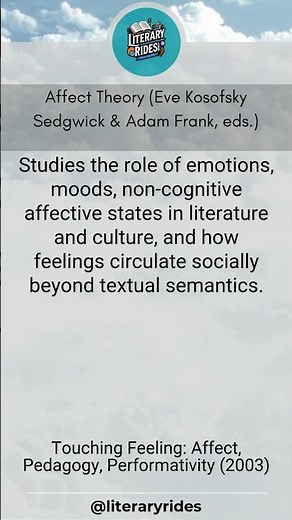 Affect Theory (Eve Kosofsky Sedgwick & Adam Frank, eds.)