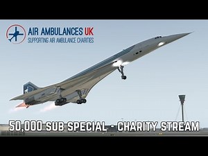 Real 737 Pilot LIVE | Colimata Concorde LHR - JFK | 60,000 SUB Charity Stream | X-Plane 11