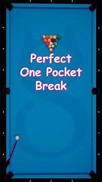 One Pocket Masterclass 🔥 Ball on the Break 🔥#pool #onepocket #billiards