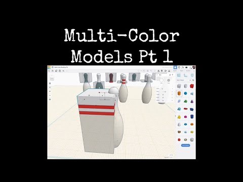 TinkerCAD Tips! Multi-Color Designs Part 1. #tinkercad #caddesign #3dprintable #3dprinting