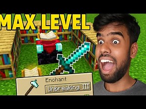 How I Made MAX LEVEL Enchanting Table in Minecraft! 😱✨ (Easy & OP!)