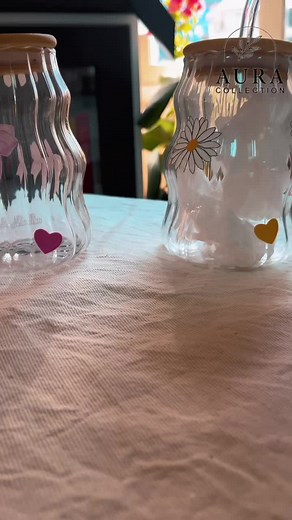 Stylish Handmade Glass Cups for Your Table