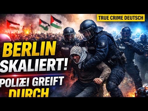 BERLIN ESKALIERT 🚨 Polizei räumt Antifa-Block bei Palästina-Demo | Festnahmen & Straßenschlachten!