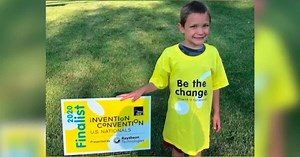 Sanborn kindergartner wins national invention convention competition