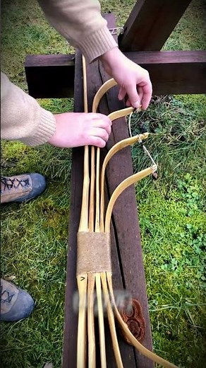 Making the World's Strongest Bow from Wooden Sticks! #basketball #experiment