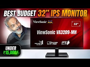 Best Budget 32 inch IPS Monitor 🔥 Under ₹15k 🔥 ViewSonic VA3209 MH 32 FHD Monitor ⚡ Review 2026