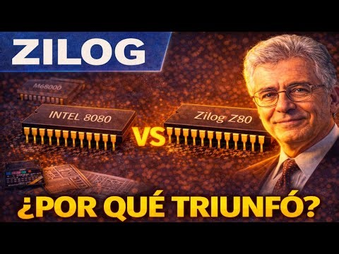 La historia del ZILOG Z80: El Microchip que INTEL no vio venir