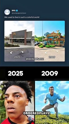 McDonald's back in 2009 😢🌞 #memes #funny #shorts
