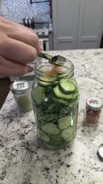 refrigerator pickles are never heated so they stay crisp. these are not shelf stable. #dillpickles