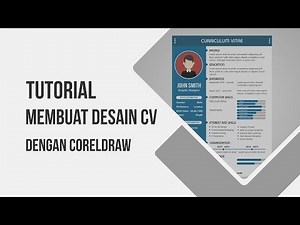 Tutorial Membuat Desain CV dengan CorelDRAW - Karir Seputar Kuliah