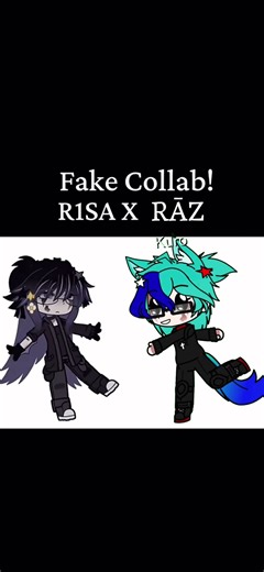 Fake collab with @R1SA.T1R3D (OFFKEY FAKK) #foryou #gacha #meme #fakecollab #gachalife #gachaclub