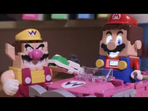 super mario StopMotion anime「LEGO Super Wario Kart 」ワリオカート