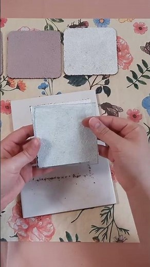 How to Create your Own Unique Coasters with Decoupage #diy #diycrafts #coaster #homedecor #creative