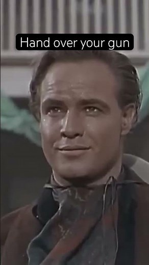 Karl Malden & Marlon Brando scene from One Eyed Jacks #Brando #western