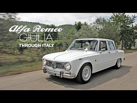 1972 Alfa Romeo Giulia Super through Italy, Lago Bolsena