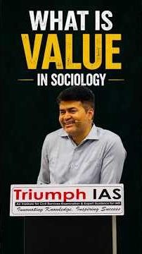 what are values in sociology?