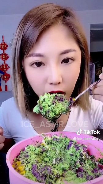 Delicious Passionfruit Ice Eating ASMR Experience