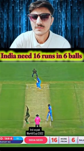 48K views · 1.6K reactions | India needs 16 run in 6 balls to win against Pakistan. #PakistanVsIndia #T20WorldCup #ProudMoment #cricketlover | Habib Ur Rehman | Facebook