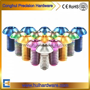 [Hot Item] Anodized Titanium Torx Button Head Screws with Different Colors