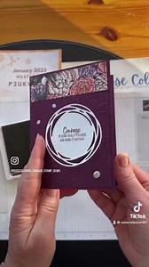 Here’s a “quick version” of yesterday’s card 🥰 | Stamping with Rose