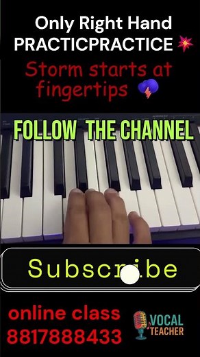 EASY PIANO RIGHT HAND PRACTICE |