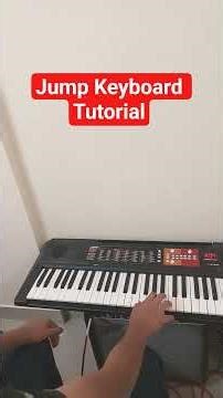 How to Play Jump By Van Halen On the keyboard #vanhalen #eddievanhalen #davidleeroth #alexvanhalen