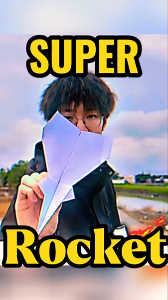 🚀Super Rocket Paper Plane | Fastest Flying Paper Airplane Tutorial