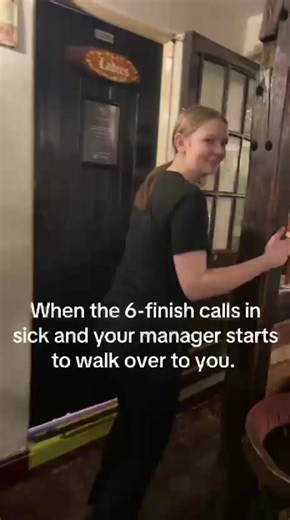 We all know what that means when we over hear someone has called in sick 🫣 #hospitalityindustry #humour #fyp #foh