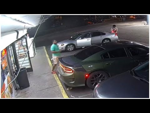 FAILED Charger Scatpack 392 THEFT/ROBBERY turns into a DE*DLY SH**TOUT at Gas Station...