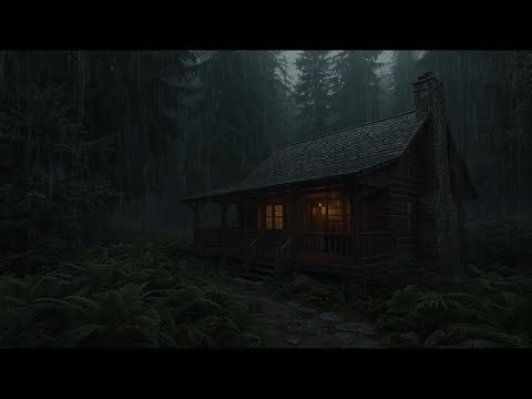 Relax and enjoy the soothing sound of rain | Scenery of heavy rain