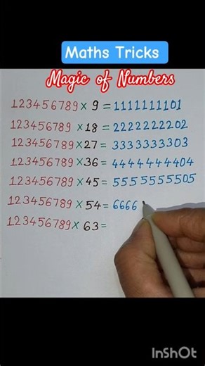 Maths Tricks 💯 Magic of Numbers 🔢 Multiplication #maths #easylearning #mathstricks #education