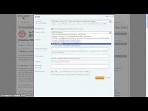 Email articles from ProQuest