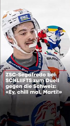 ZSC-Segafredo on SCHLIIFTS regarding the duel against Switzerland: «Hey, chill out, Marti!»