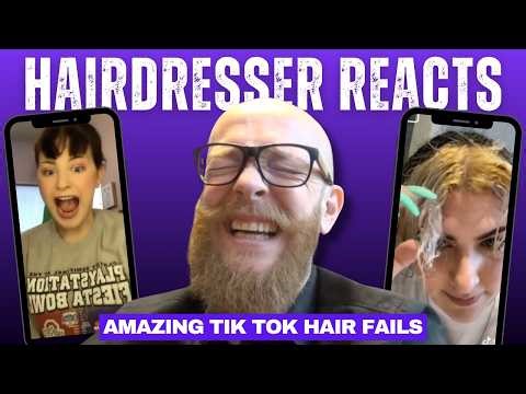 Hairdresser Reacts to Tik Tok Hair Fails & Transformations