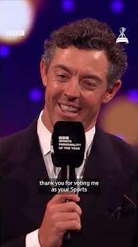 Rory McIlroy paid tribute to his family after winning SPOTY 2025 🥹 | BBC Sport