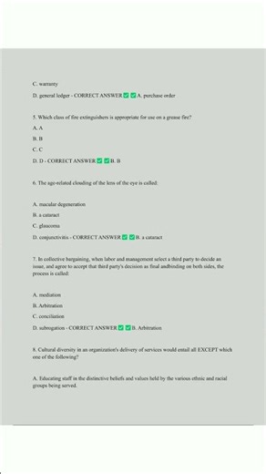 NAB Core Practice Exam 110 UPDATED ACTUAL QUESTIONS AND CORRECT ANSWERS6